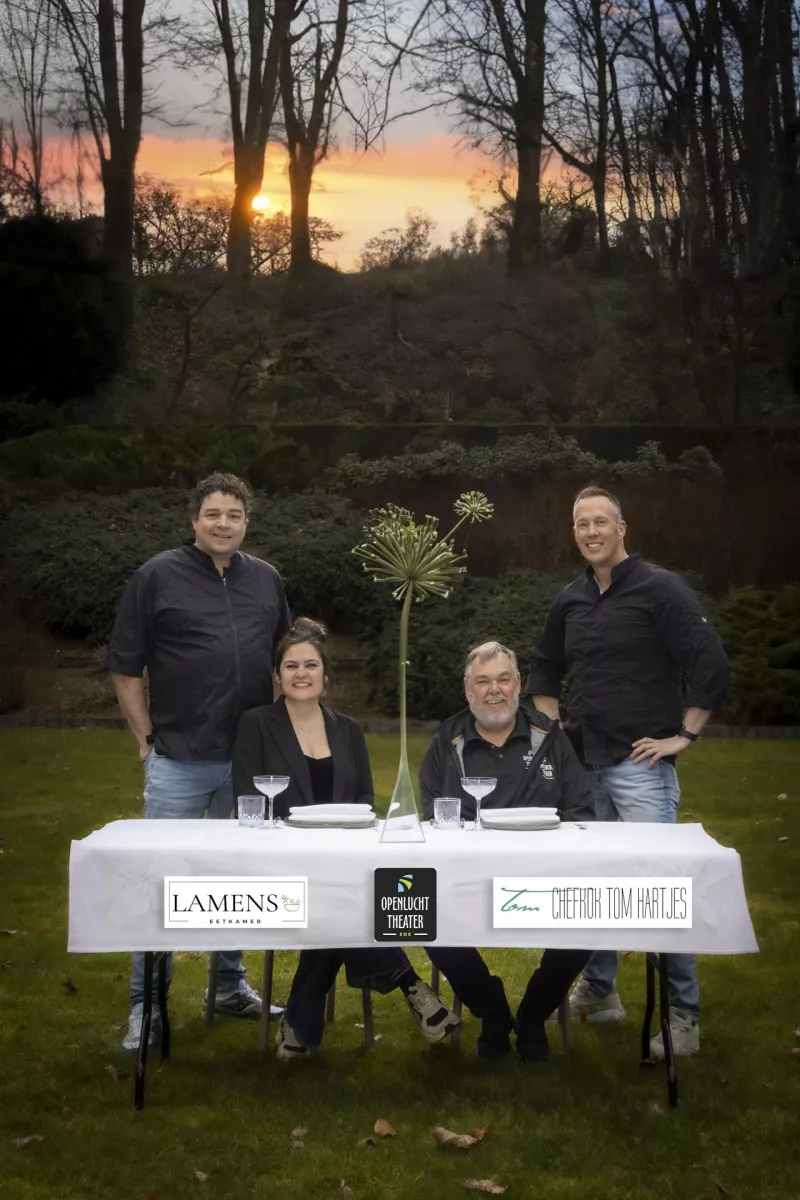 Diner Eetkamer Lamens en Chefkok Tom Hartjes